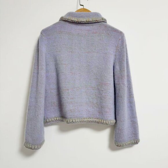 Chanel Cashmere Alpaca Lilac & Multicolor - Picture 4 of 12